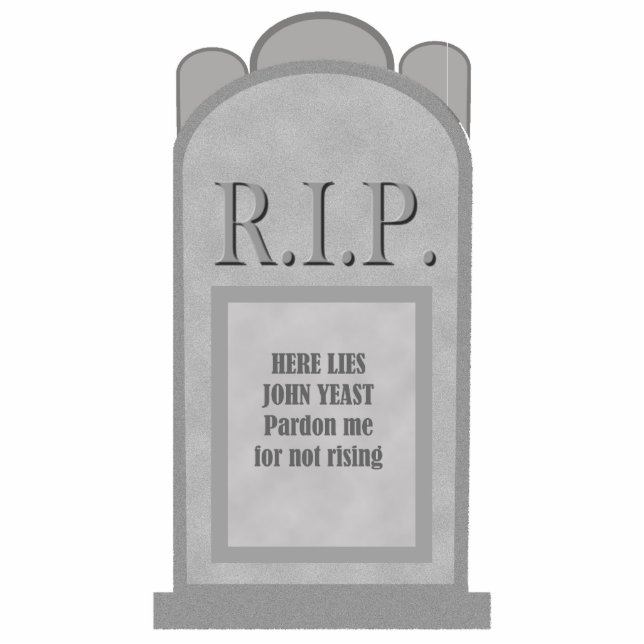 Halloween Tombstone Photo Sclupture Standing Photo Sculpture (Front)