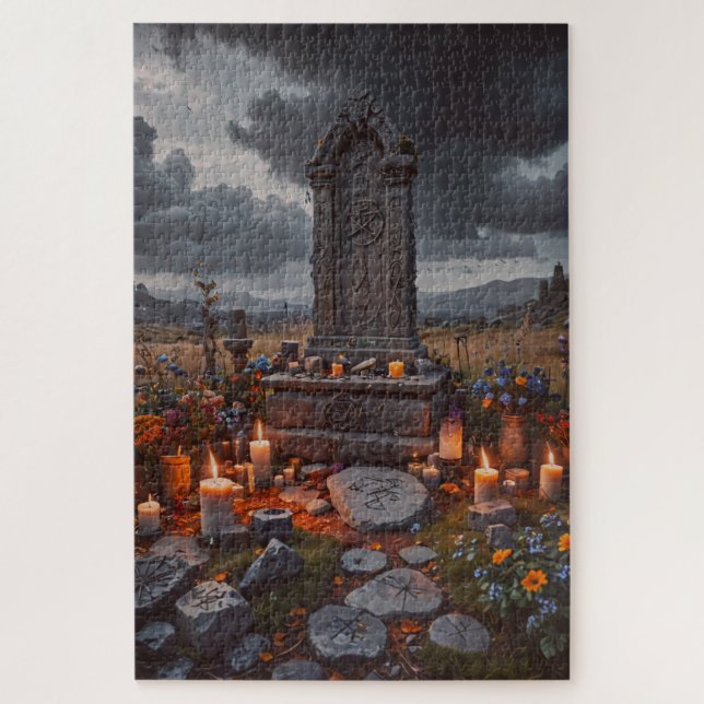 Halloween Tombstone Puzzle (Vertical)