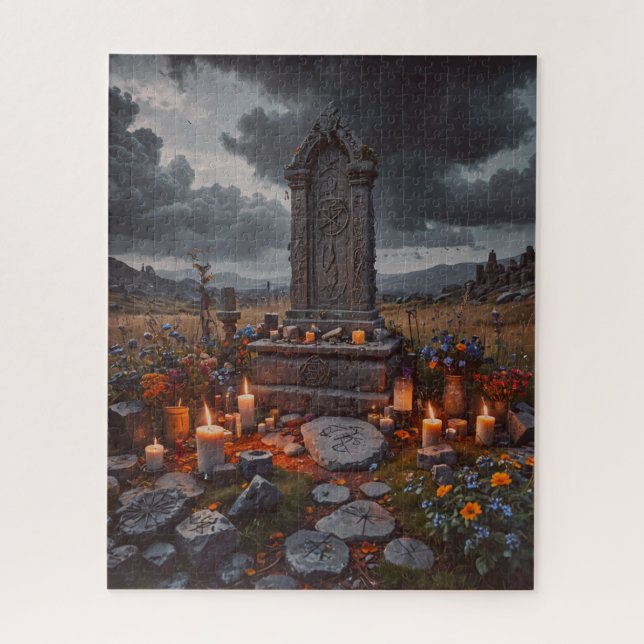 Halloween Tombstone Puzzle (Vertical)