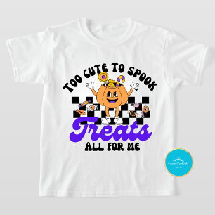 Halloween Too Cute To Spook Cute Pumpkin Baby T-Shirt