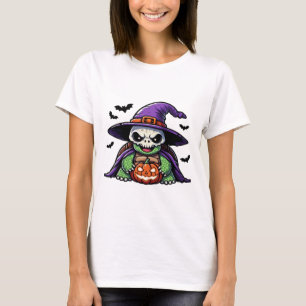 Halloween Tortoise Turtle Witch Hat Costume Spooky T-Shirt