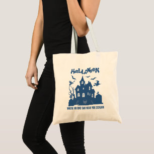 Halloween Tote Bag – Haunted House