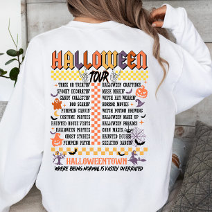 Halloween Tour Trick or Treating Spooky Sweatshirt