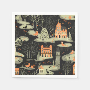 Halloween Town 5 Napkin