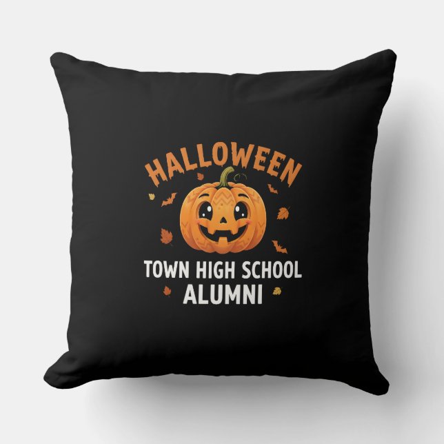 Halloween Town High Alumni Pillow – Spooky School  (Front)