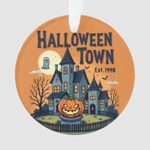 Halloween Town Inspired City Ornament