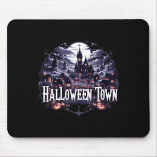 Halloween Town Skeleton Ghost Pumpkin Halloween To Mouse Mat