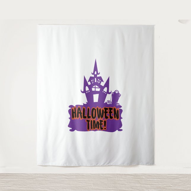 Halloween Town Tapestry (Front)