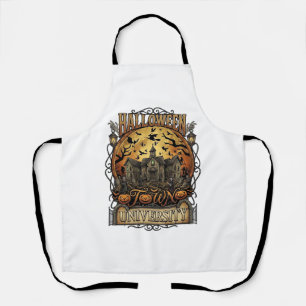 Halloween Town University Haunted Mansion Spooky C Apron