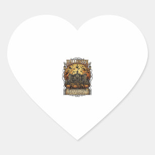 Halloween Town University Haunted Mansion Spooky C Heart Sticker