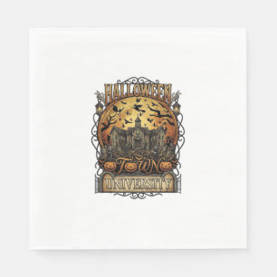 Halloween Town University Haunted Mansion Spooky C Napkin