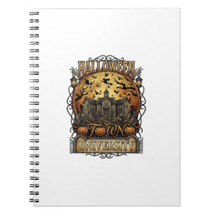 Halloween Town University Haunted Mansion Spooky C Notebook