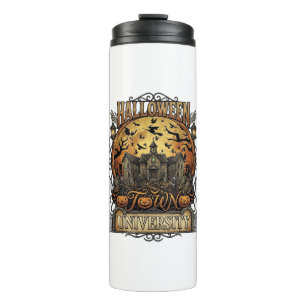 Halloween Town University Haunted Mansion Spooky C Thermal Tumbler