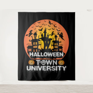 Halloween Town University Tapestry
