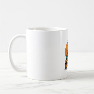 Halloween Town Vintage Haunted Castle Pumpkin Desi Coffee Mug