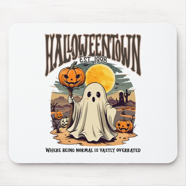 Halloween Town Where Being Normal Is Vastly Overra Mouse Mat (Front)