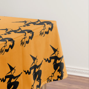 HALLOWEEN TRADITIONAL WITCH  TABLECLOTH
