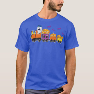 Halloween Train Boo Funny Ghost Pumpkin ToddlerBoy T-Shirt