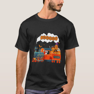 Halloween Train Boo Ghost Pumpkin Toddler Kids B T-Shirt