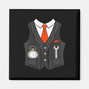 Halloween Train Conductor Costume For Kids Men Wom Magnet
