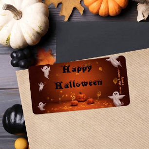Halloween Treat Bag Label