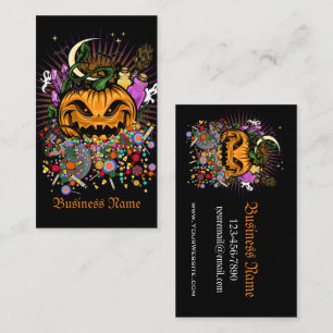 Halloween Treats Business Card