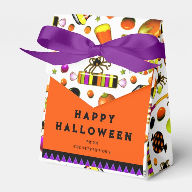Halloween Treats Favour Box (Front Side)