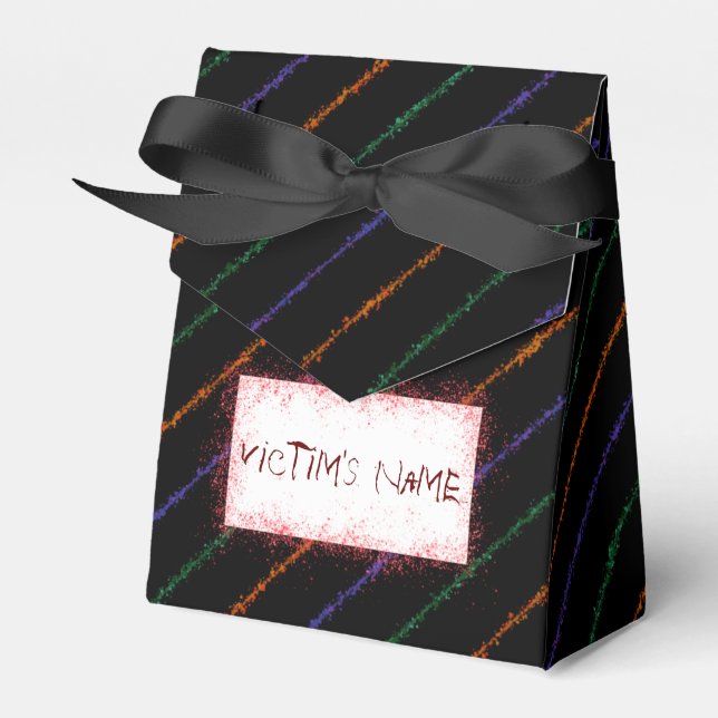 Halloween Treats Favour Box (Front Side)