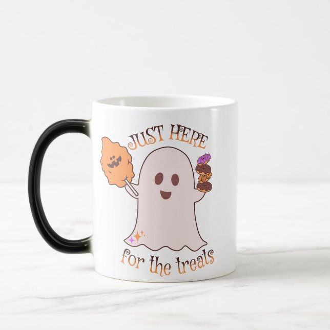 Halloween Treats Ghost and Sweets Party    Magic Mug (Left)