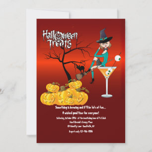 Halloween Treats Invitation