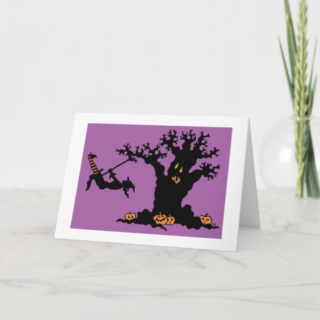 Halloween Tree Card (Front)