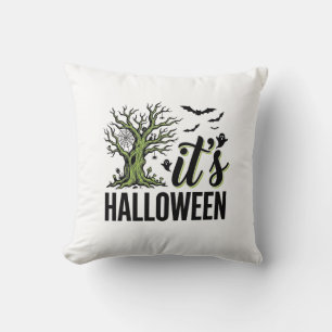 Halloween Tree Its Halloween Vintage Spooky_1 Cushion
