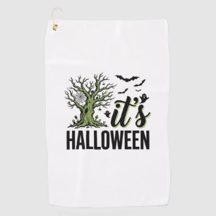 Halloween Tree Its Halloween Vintage Spooky_1 Golf Towel