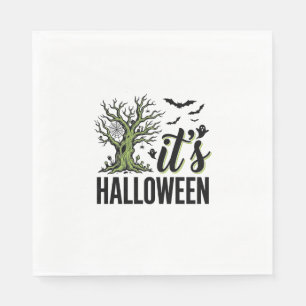 Halloween Tree Its Halloween Vintage Spooky_1 Napkin