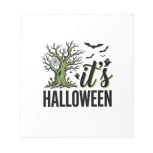 Halloween Tree Its Halloween Vintage Spooky_1 Notepad