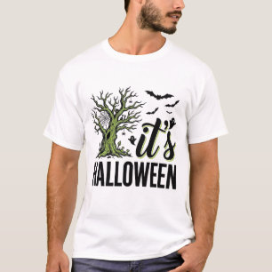 Halloween Tree Its Halloween Vintage Spooky_1 T-Shirt