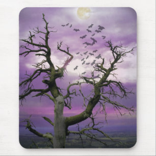 Halloween Tree Mouse Mat