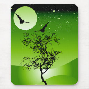 Halloween Tree Mouse Mat