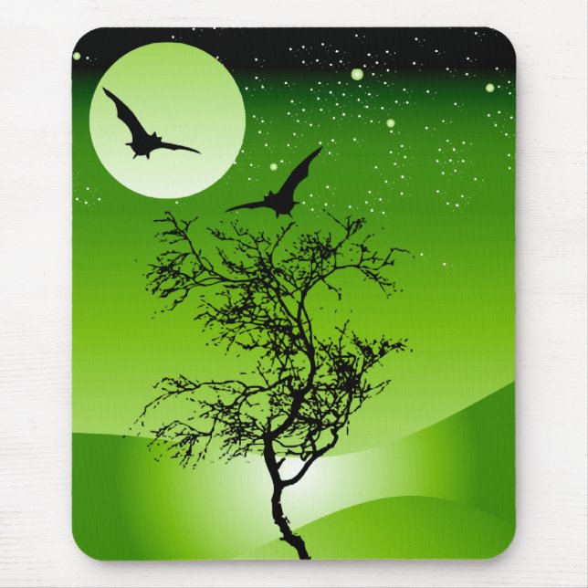 Halloween Tree Mouse Mat (Front)
