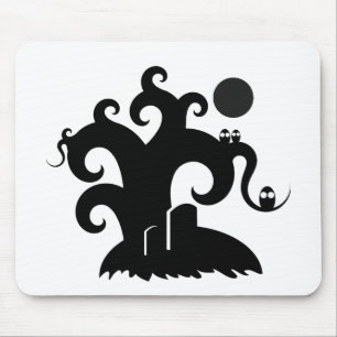 Halloween Tree Mouse Mat