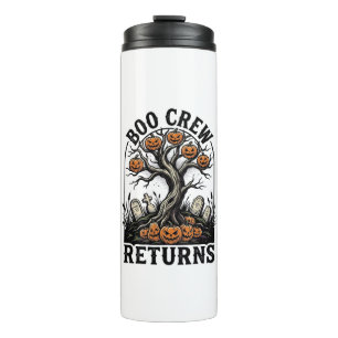 Halloween Tree Shirt Vintage Spooky Pumpkin Graphi Thermal Tumbler