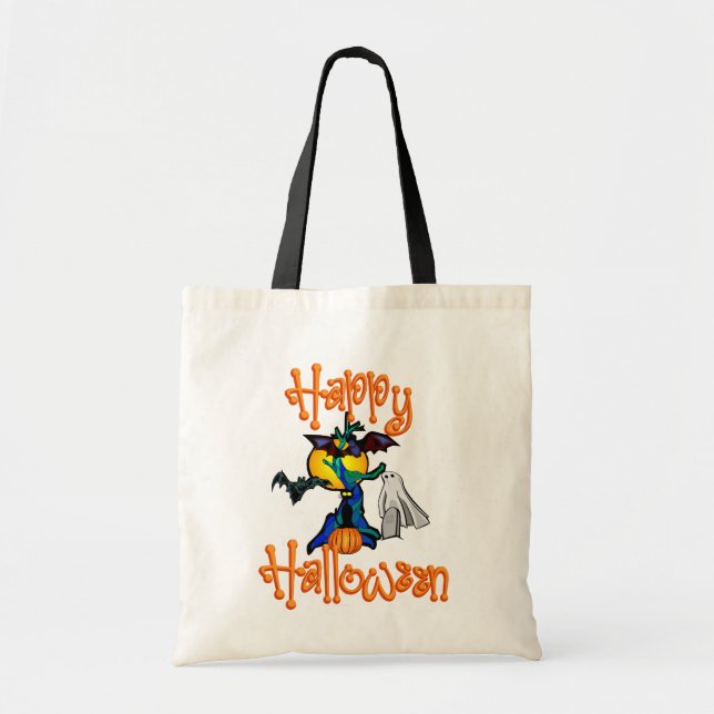 Halloween Tree Tote Bag (Front)