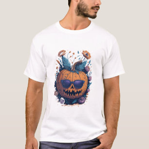 Halloween Trendy evil Pumpkin  T-Shirt