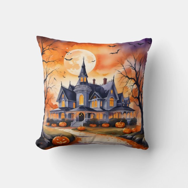 Halloween Trendy Pumpkin Autumn Collection Cushion (Front)