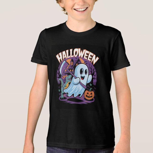 Halloween Tri-Blend Shirt (Front)