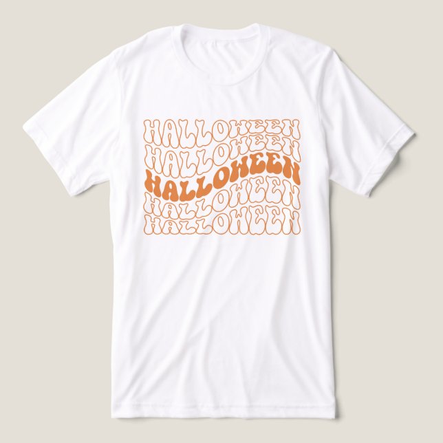Halloween Tri-Blend Shirt (Design Front)