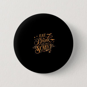 Halloween Trick Or Treat 6 Cm Round Badge