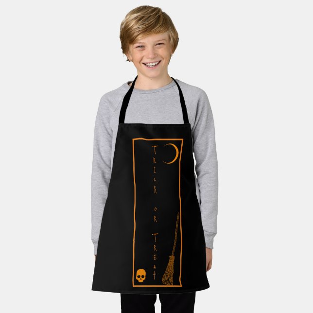 Halloween Trick or Treat Apron (Worn)