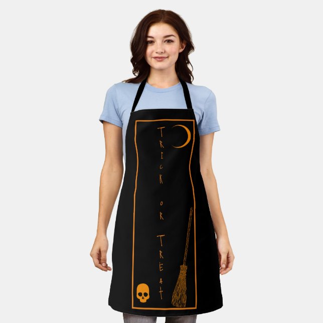 Halloween Trick or Treat  Apron (Worn)