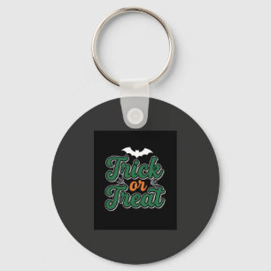 Halloween Trick or Treat Bat Web Design_1 Key Ring